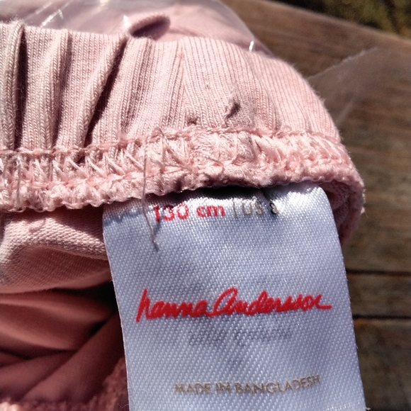 Pink Hanna Andersson stretch pants Girls size 8 - Picture 7 of 8